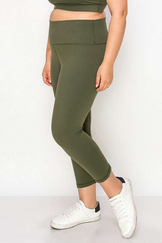 Buttery Soft Capri Activewear  Leggings