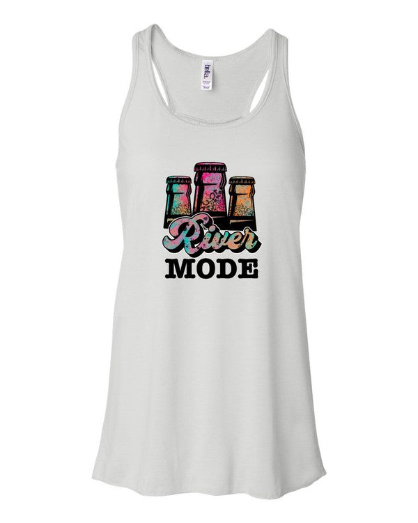 River Mode Bottles Bella Canvas Tank Top