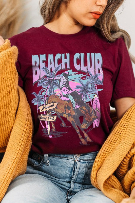 Cowboy Beach Club Graphic T Shirts