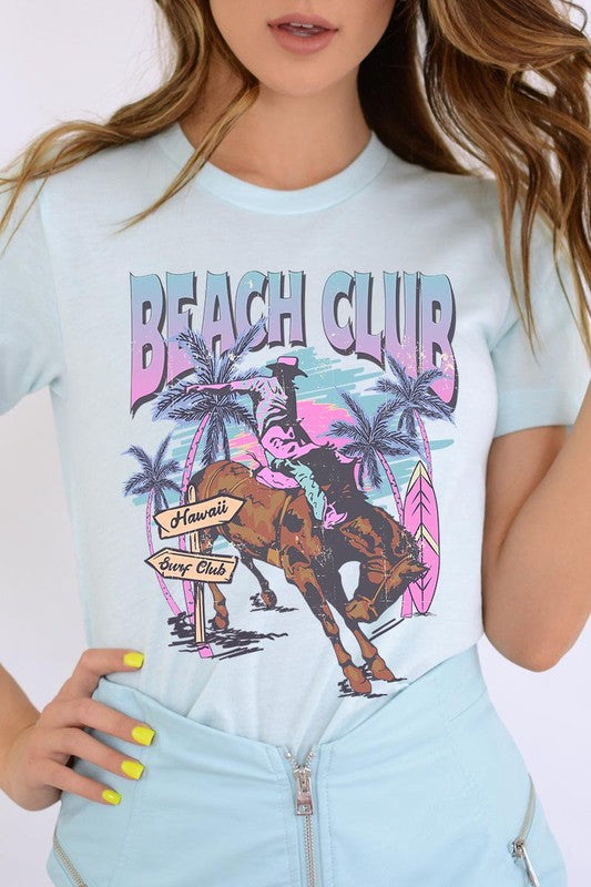 Cowboy Beach Club Graphic T Shirts