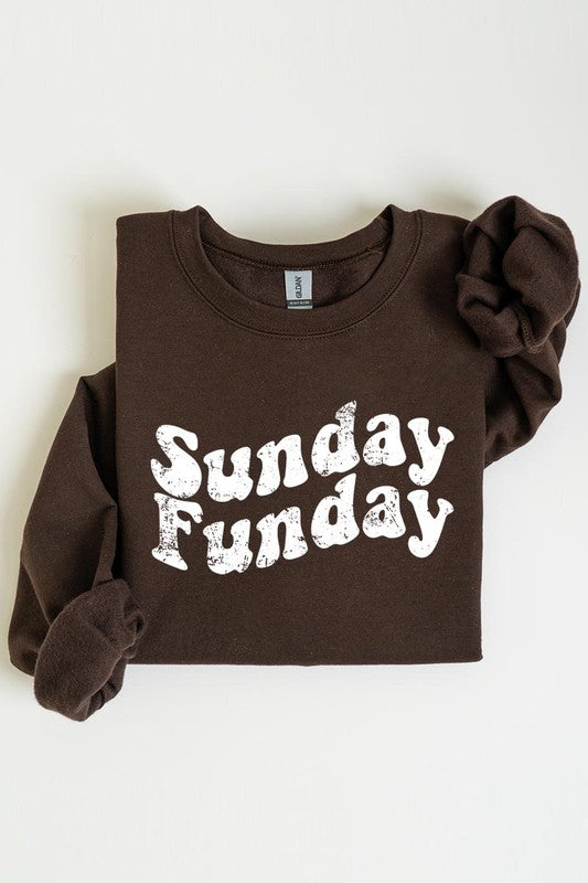 Sunday Funday Graphic Fleece Sweatshirts