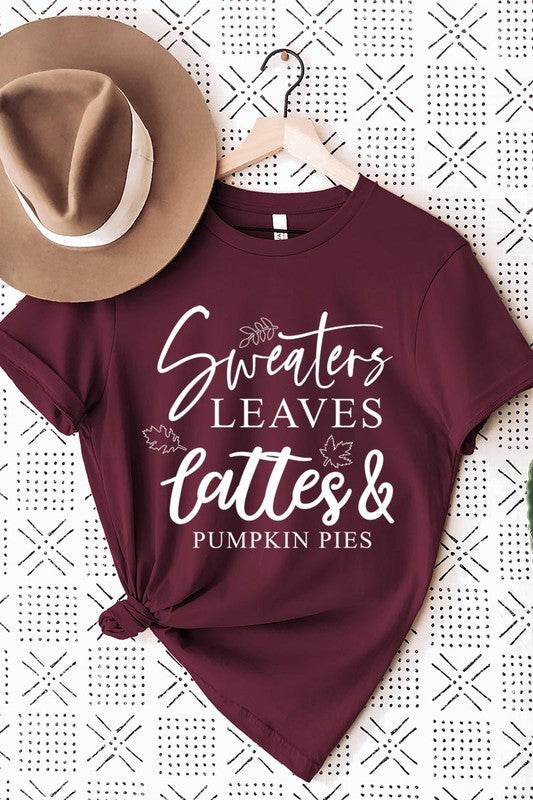 Sweaters,Leaves Graphic Tee