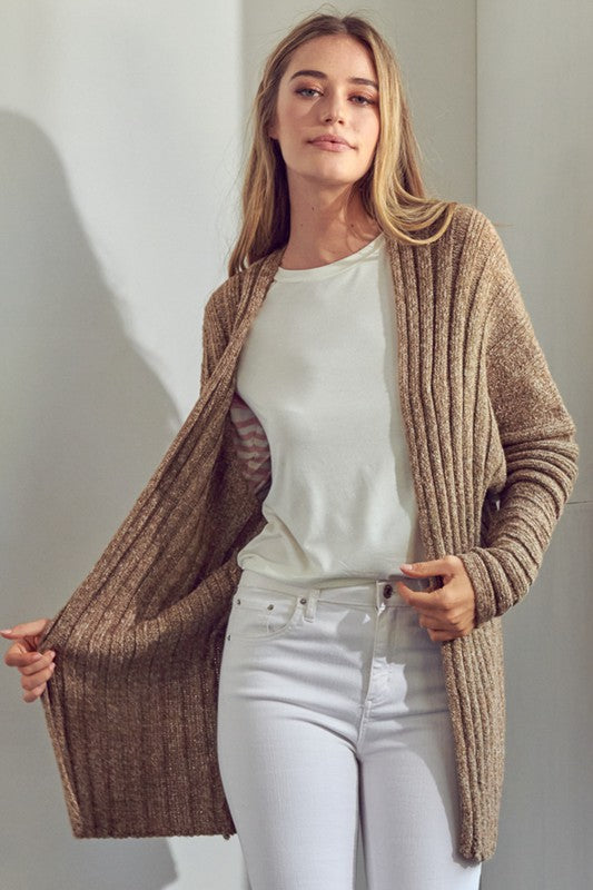 CHUNKY SWEATER KNIT CARDIGAN